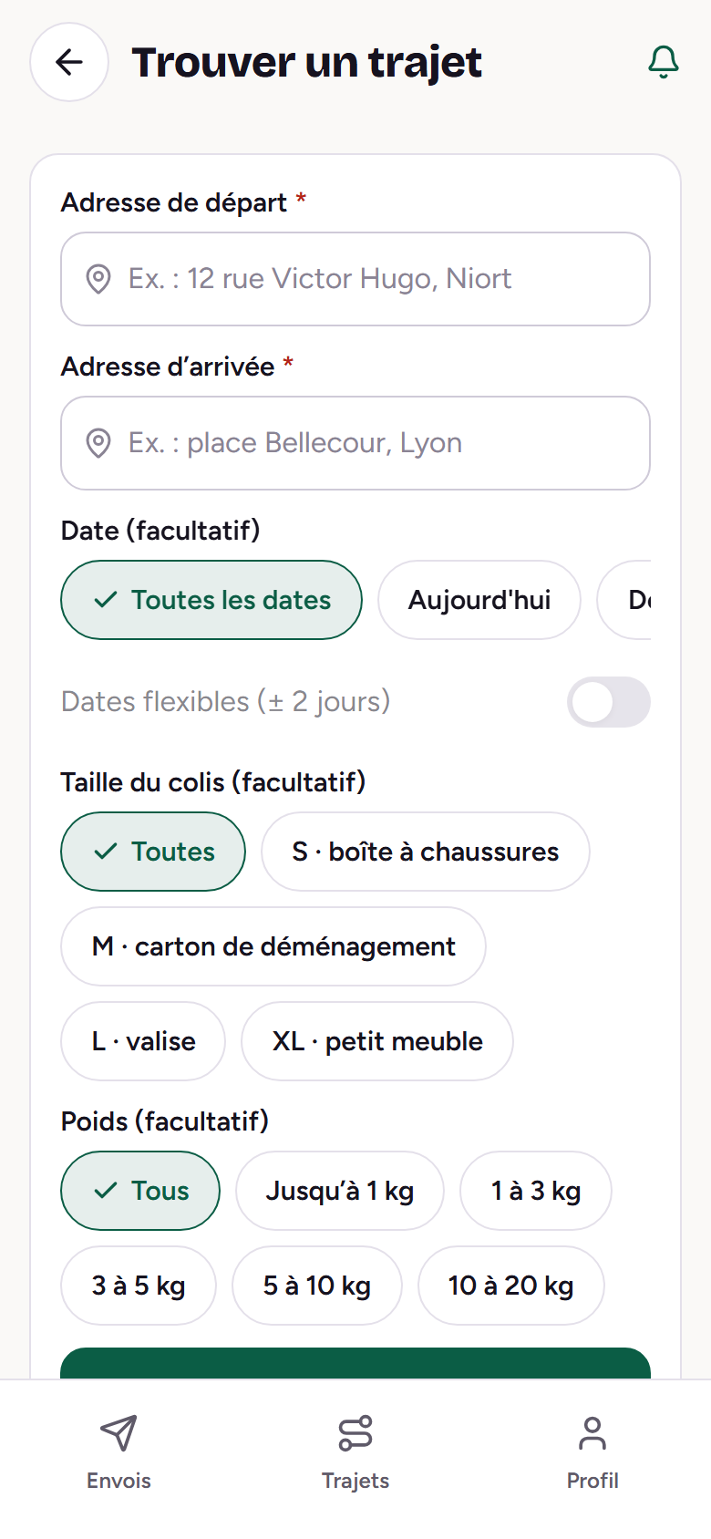 Voisigo — écran 4