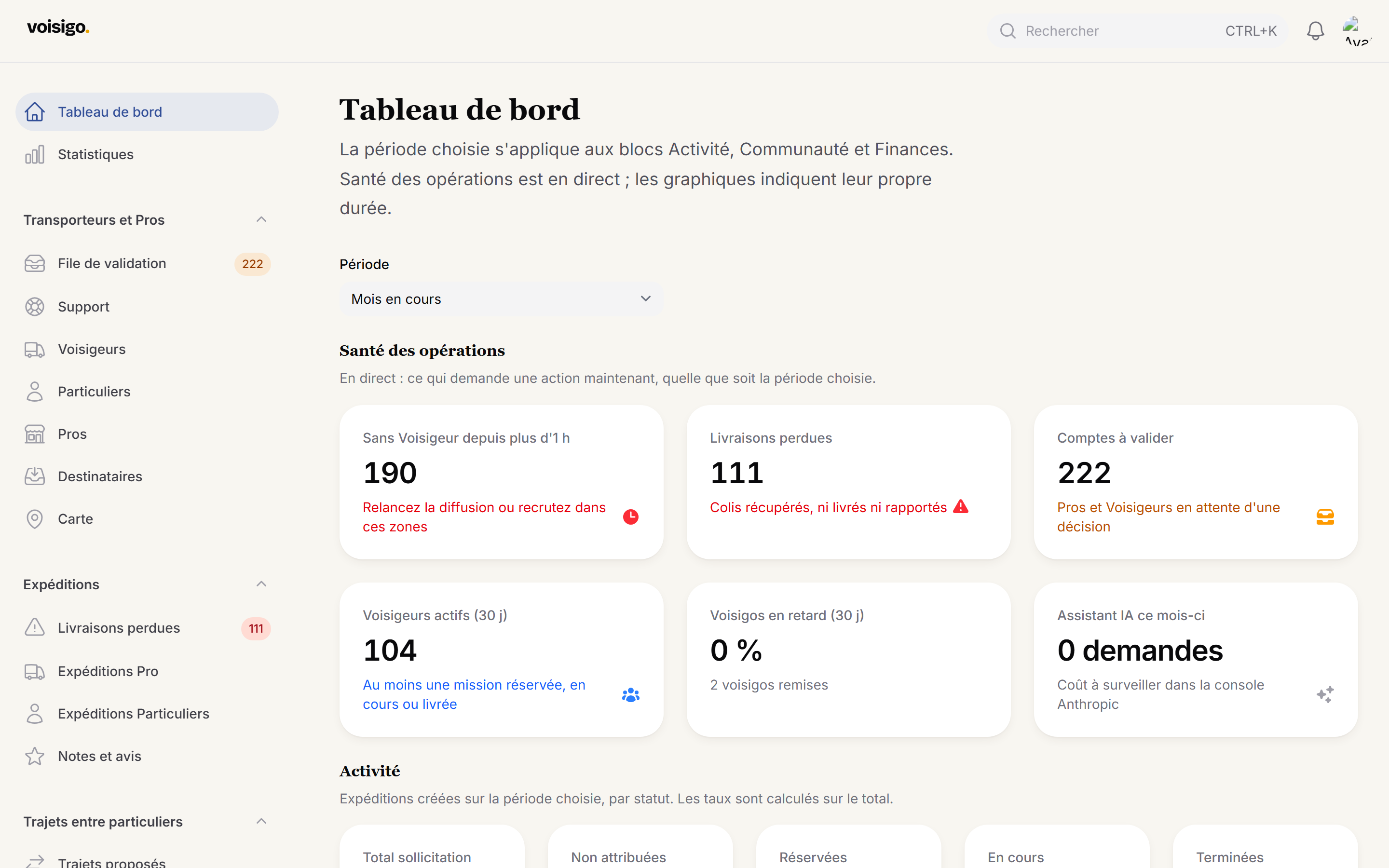 Voisigo — version ordinateur